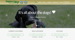 Desktop Screenshot of happydogsplayandstay.com